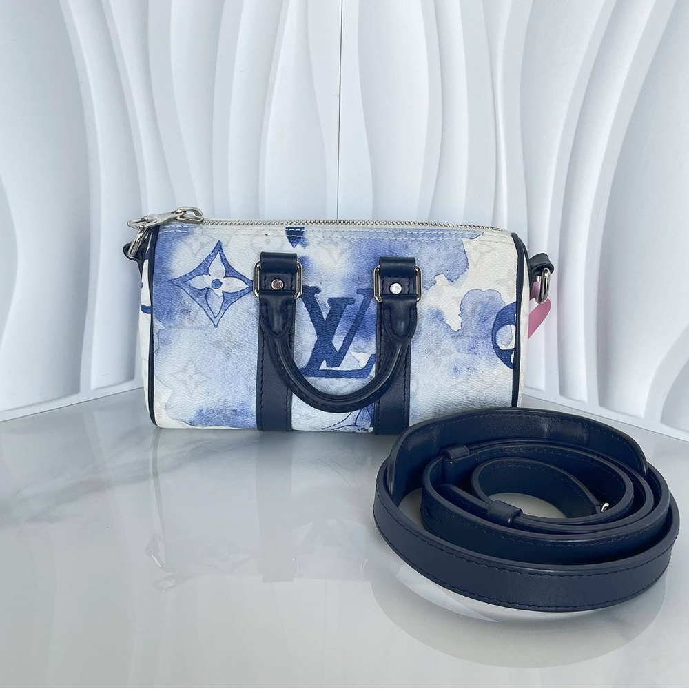 Louis Vuitton Papillon Mini Watercolor Monogram Canvas Bag